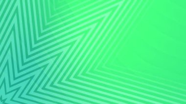 Yeşil Geometrik Çizgili Desen Arkaplan Döngüsü.