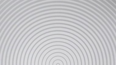 Gri Dairesel Desen Arkaplan Döngüsü.