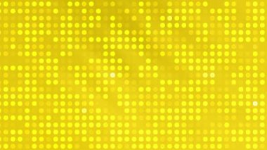 Sarı Nokta Matrix Deseni Arkaplan Döngüsü.