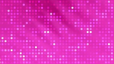 Pembe Nokta Matrix Deseni Arkaplan Döngüsü.