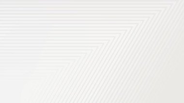 Beyaz Açı Çizgiler Desen Arkaplan Döngüsü.