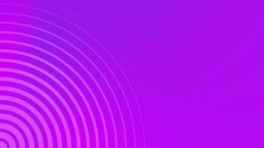 Mor Dairesel Çizgiler Desen Arkaplan Döngüsü.