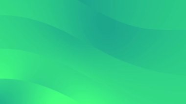 Yeşil Dalga Soyut Arkaplan Döngüsü.