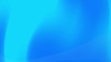 Mavi Soyut Dalga Çizgileri Arkaplan Döngüsü.