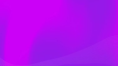 Mor Soyut Dalga Çizgileri Arkaplan Döngüsü.