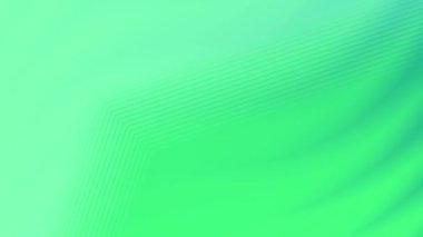 Yeşil Geometrik Çizgiler Soyut Arkaplan Döngüsü.