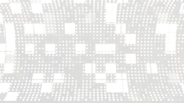 Beyaz Noktalı Izgara ve Kare Arkaplan Döngüsü.