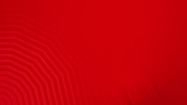 Kırmızı Geometrik Halkalar Arkaplan Döngüsü.