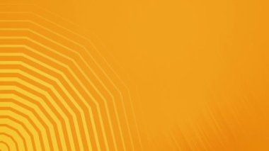 Turuncu Geometrik Halkalar Arkaplan Döngüsü.