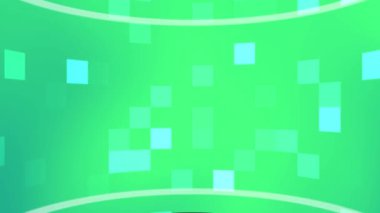 Yeşil Eğimli Pikselleştirilmiş Arkaplan Döngüsü.