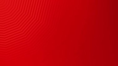 Kırmızı Geometrik Çizgi Arkaplan Döngüsü.