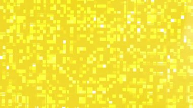 Sarı Piksel Izgara Canlandırma Arkaplan Döngüsü.