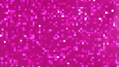 Pembe Piksel Izgara Canlandırma Arkaplan Döngüsü.