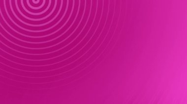 Soyut Arkaplan Döngüsünde Pembe Konsantrik Çemberler.