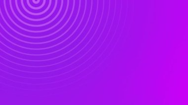Soyut Arkaplan Döngüsünde Mor Konsantrik Çemberler.