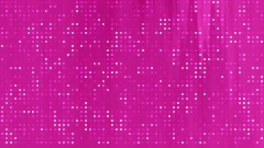 Pembe Noktalı Izgara Soyut Dijital Arkaplan Döngüsü.