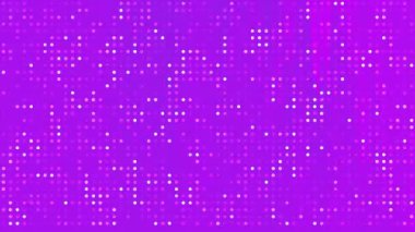 Mor Noktalı Izgara Soyut Dijital Arkaplan Döngüsü.