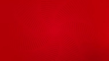 Kırmızı Geometrik Çizgiler Altıgen Soyut Arkaplan Döngüsü.