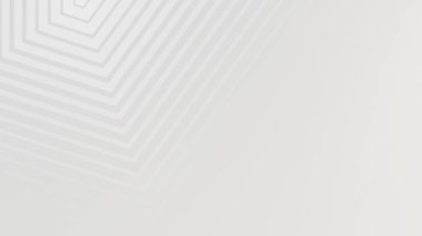 Beyaz Geometrik Soyut Çizgi Arkaplan Döngüsü Canlandırması.
