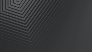 Koyu Gri Geometrik Soyut Çizgi Arkaplan Döngüsü Canlandırması.