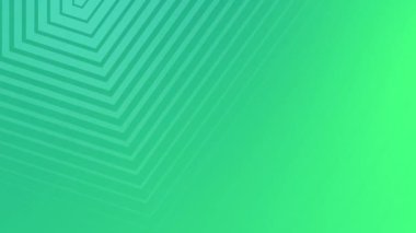 Yeşil Geometrik Soyut Çizgi Arkaplan Döngüsü Canlandırması.