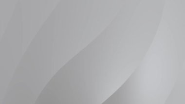Gri Soyut Dalga Minimalist Arkaplan Döngüsü.