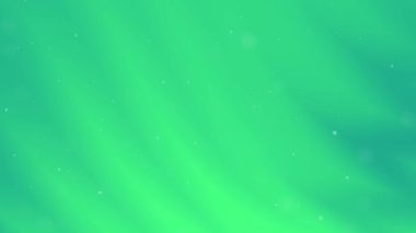 Yıldızlara ya da kar tanelerine benzeyen beyaz ışık parçacıklarına sahip yeşil soyut arkaplan. Çapraz çizgiler derinlik ekler, video arkaplanı veya dijital projeler için mükemmel.