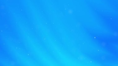 Yıldızlara ya da kar tanelerine benzeyen beyaz ışık parçacıklarına sahip mavi soyut arkaplan. Çapraz çizgiler derinlik ekler, video arkaplanı veya dijital projeler için mükemmel.