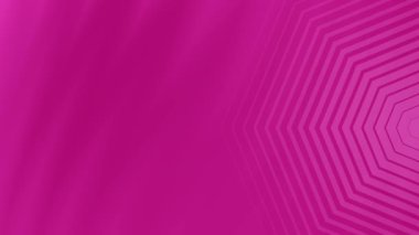 Pembe eşmerkezli altıgenler merkeze doğru küçülerek derinlik illüzyonuyla benzer bir tünel oluşturuyor. Monokromatik tonlar üç boyutlu görsel algıyı güçlendirir.