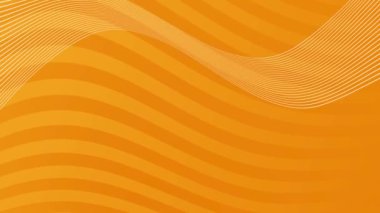 Düz dalga çizgileri olan turuncu arkaplan sinüsoidal desen oluşturuyor. Çizgiler ve arkaplan arasındaki yüksek kontrast modern görseller için ideal ritmik bir hareket yaratır..