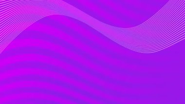 Sinüzoidal desen oluşturan pürüzsüz dalga çizgileri olan mor bir zemin. Çizgiler ve arkaplan arasındaki yüksek kontrast modern görseller için ideal ritmik bir hareket yaratır..