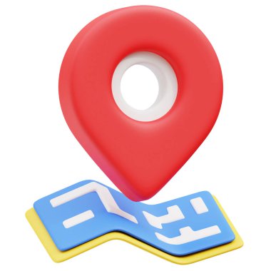 Travelling Location 3d icon illustration. Great for business, technology, company, websites, apps, education, marketing and promotion. Travel 3d graphics. clipart