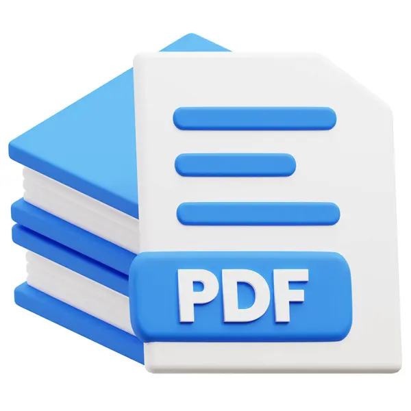 Taşınabilir Dijital Belge 3d resimleme. İş, teknoloji, şirket, web siteleri, uygulamalar, eğitim, pazarlama ve promosyon için harika. 3d. Kütüphane grafikleri.
