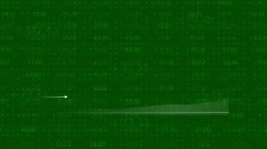 Yeşil çizelge zaman içinde istikrarlı bir finansal büyüme gösteriyor..