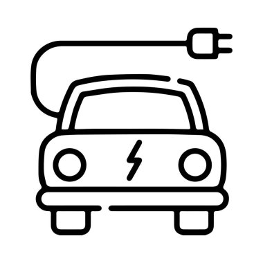 araba simgesi vektör illüstrasyonu