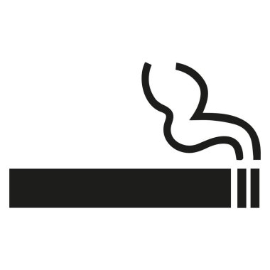 tüten pipo ikonu. vektör illüstrasyonu