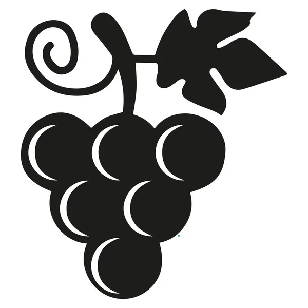 Grapes Icon Outline Illustration Grape Vector Icons Web — Stock Vector