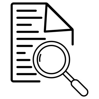 audit icon vector, Flat design.