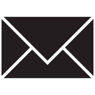 E-posta zarf simgesi vektör çizim