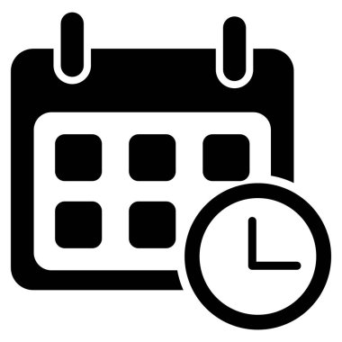 calendar Vector icon, Flat design.