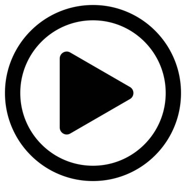 Oynatma düğmesi vektör çizimi