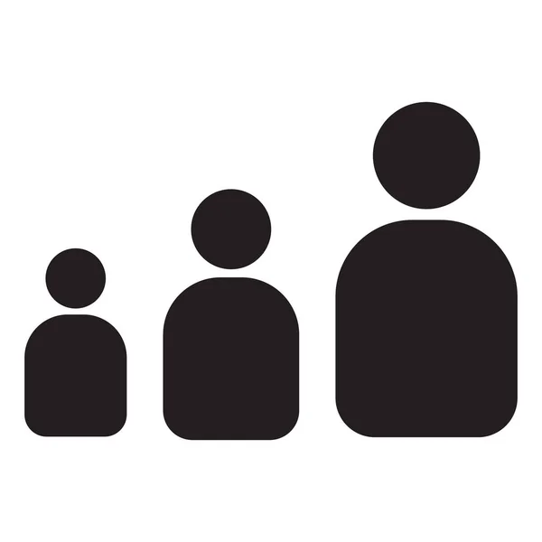 Group People Concept Icon — Vector de stock