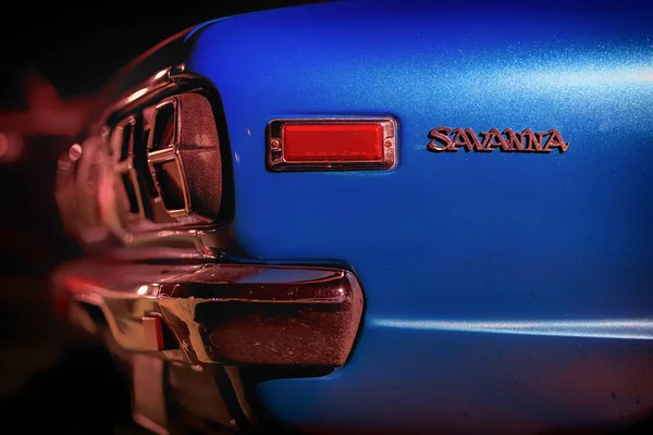 Mazda Savanna Легендарний Спортивний Автомобіль Який Поєднує Стиль Продуктивність Одному — стокове фото