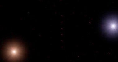 Hipnotik Işık Ekranı: Uzaydaki Renkli Küreler