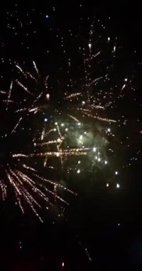 Sersemletici Yavaş Harekette Havai fişek Destanı (Epic Explay in Stunning Slow Motion - 124; 4K 12-bit dikey video