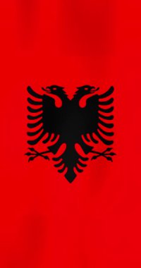 Arnavutluk Bayrağı: 124; Dikey Biçim Videosu: 124; 4k