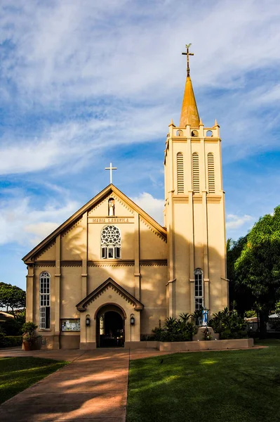 Catholic Church Maria Lanakila Lahaina Maui Island Hawaii — Stock Photo, Image