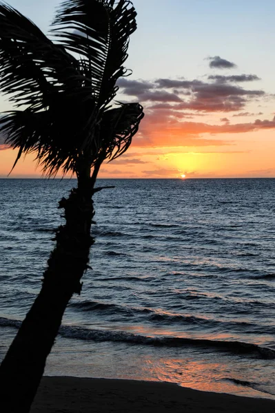 Gorgeous Hawaiian Sunset Calm Waters — Stock Photo, Image