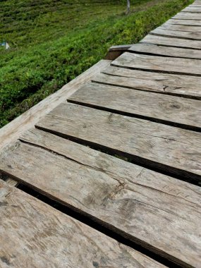 Tahta köprünün tahta parçası