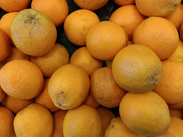 stock image fresh orange fruit in food market